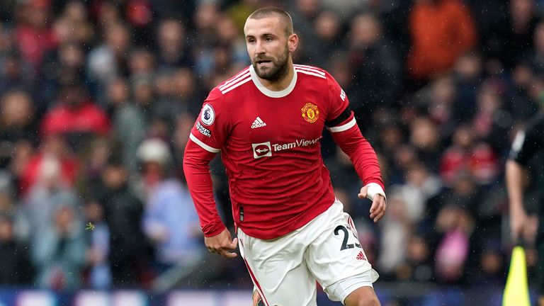 Luke Shaw has made a positive impact for Manchester United over the last two seasons (Andrew Yates/Cal Sport Media via AP Images)