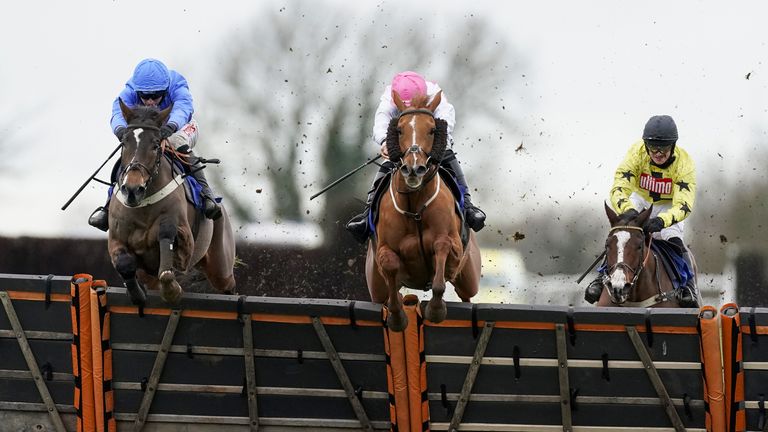 Mack The Man, left, has won at Listed level over hurdles