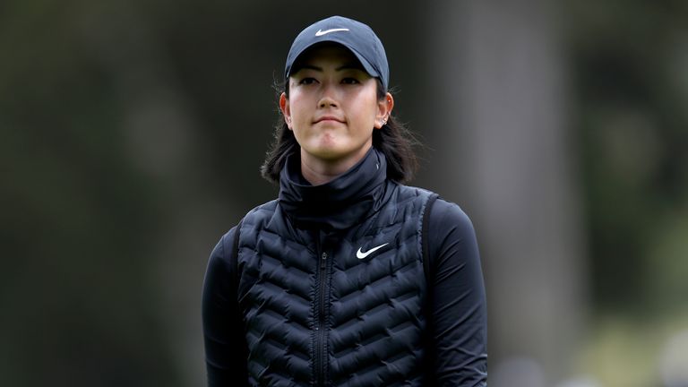 Michelle Wie West during the first round of the U.S. Women's Open golf tournament at The Olympic Club, Thursday, June 3, 2021, in San Francisco. (AP Photo/Jed Jacobsohn)