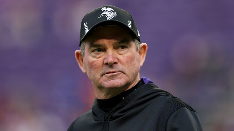 Mike Zimmer was fired on Monday after eight seasons as head coach of the Minnesota Vikings, finishing with a 72-56-1 record