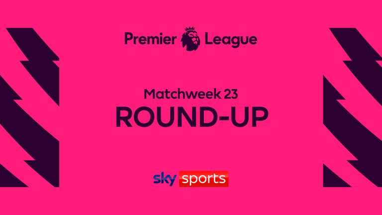 Premier League Matchweek 23 round-up