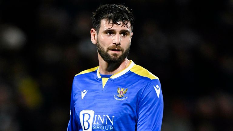 Nadir Ciftci made his St Johnstone debut in the defeat at Hearts