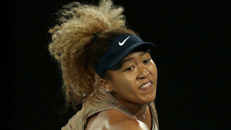 Naomi Osaka has withdrawn from the Melbourne Summer Set with an abdominal injury (AP)