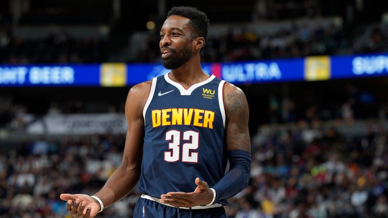 Denver Nuggets forward Jeff Green  in the second half of an NBA basketball game.