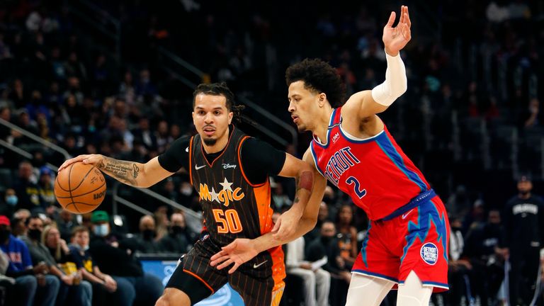 Highlights of the clash between the Detroit Pistons and the Orlando Magic in Week 15 of the NBA.