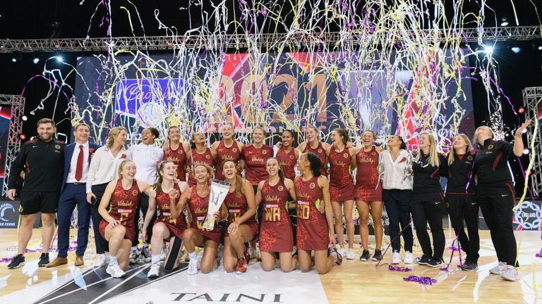 England's Vitality Roses won a first-ever series in New Zealand last year