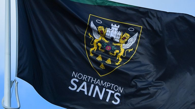 Northampton Saints flag (PA)