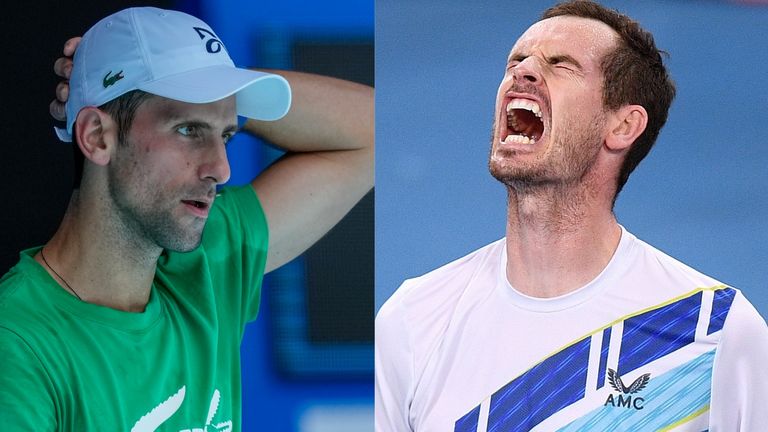Novak Djokovic and Andy Murray - Tennis