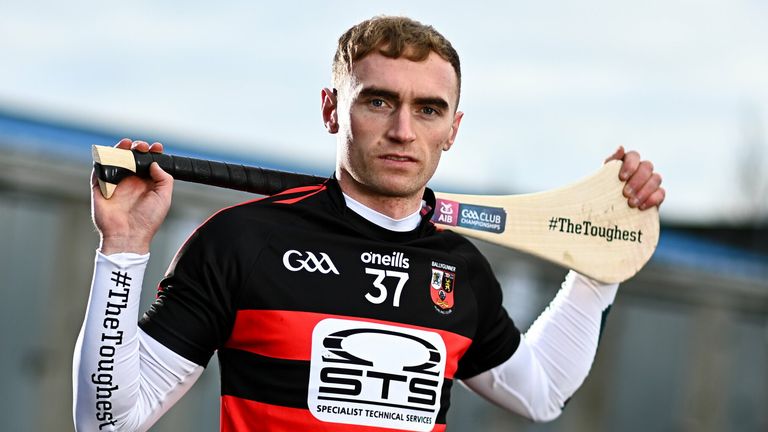 5 January 2022; Ballygunner hurler Pauric Mahony in attendence at the AIB Munster GAA Hurling Senior Club Final Media Day at MW O'Moore Park in Portlaoise ahead of the AIB GAA Munster Senior Hurling Club Championship Final, which takes place at 3.30pm in P..irc U.. Chaoimh in Cork, this Sunday, January 9th and will see the Waterford champions take on Kilmallock of Limerick and will be broadcast live by TG4. This weekend will also see Mayo...s Knockmore will battle it out against Roscommon...s Padraig Pearses in the AIB Connacht Senior Football Club Championship Final on Sunday, January 9th at 1.30pm in Ballina, and will also be broadcast live on TG4. Dublin...s Kilmacud Crokes meanwhile will battle it out with Kildare champions, Naas GAA, in the AIB Leinster Senior Football Club Championship Final at 5pm in Croke Park on Saturday, January 8th, which will be shown live on RT.. 2. Meanwhile, it...s also an action-packed weekend in the AIB All-Ireland Camogie Club Championships with Waterford...s Gaillt..r goin