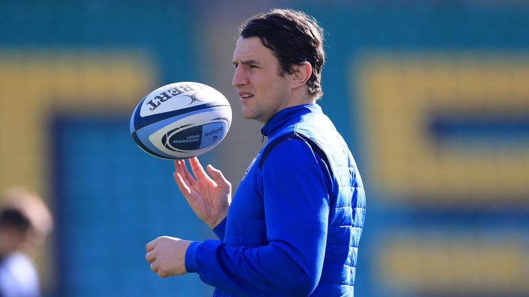 Northampton Saints v Bath - Gallagher Premiership - Franklins Gardens
Northampton Saints forwards coach Phil Dowson during the warm up before the Gallagher Premiership match at Franklins Gardens, Northampton. Picture date: Sunday February 28, 2021.