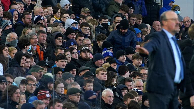 Pressure is growing on Rafael Benitez at Everton