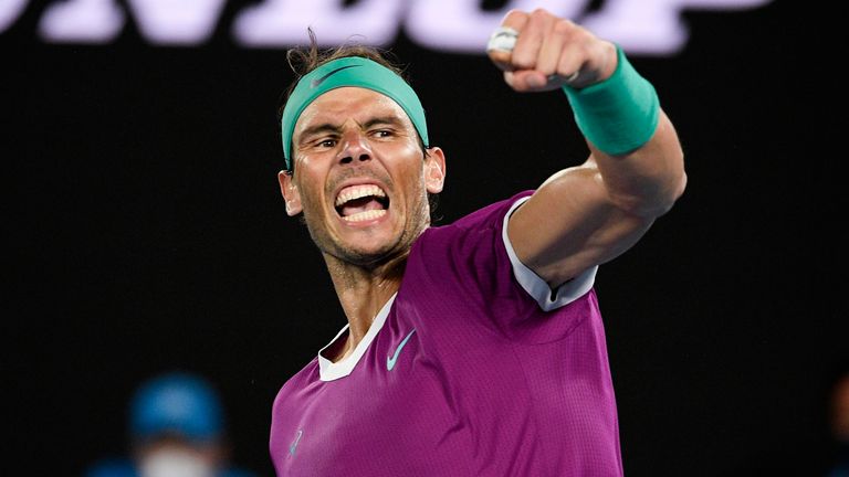 Rafael Nadal anuló un intento de regreso de Karen Khachanov para continuar su búsqueda de un título 21 de Grand Slam