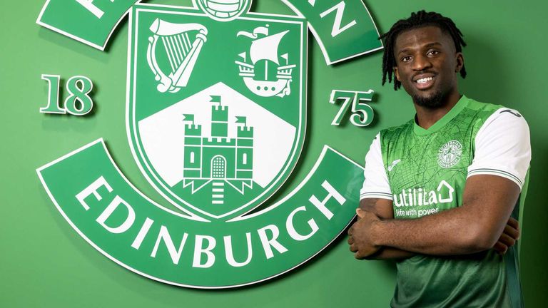 Rocky Bushiri has joined Hibernian on an initial loan from Norwich