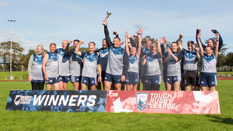 Picture by Isabel Pearce/SWpix.com - 07/09/2019 - Rugby Leage - Grand Day Out - Stanley Park, Blackpool, England - Touch.