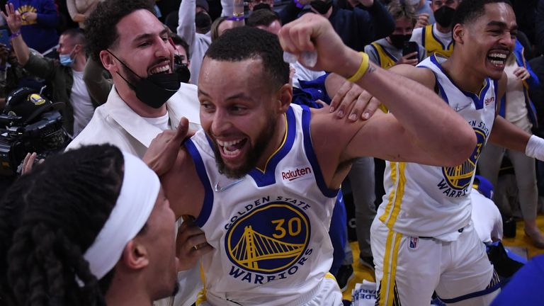 Steph Curry was the hero again for the Warriors