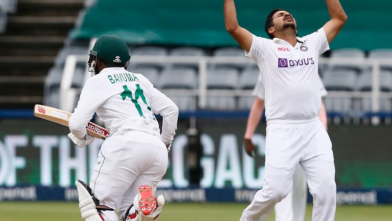  It was another frustrating day for India at the Wanderers