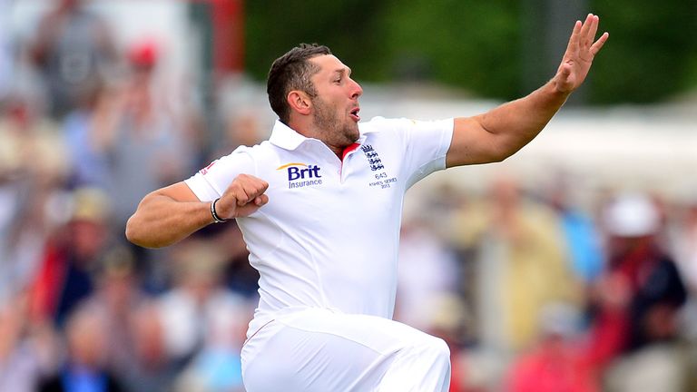 Englands Tim Bresnan celebrates the wicket of Australia's Tim Smith during day two of the Fourth Investec Ashes test match at the Emirates Durham ICG, Durham. PRESS ASSOCIATION Photo. Picture date: Saturday August 10, 2013. See PA story CRICKET England. Photo credit should read: Owen Humphreys/PA Wire.