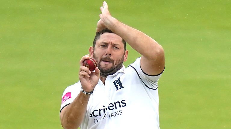 Warwickshire v Lancashire - Bob Willis Trophy - Final - Day One - Lord's
Warwickshire's Tim Bresnan during day one of the Bob Willis Trophy Final at Lord's, London.