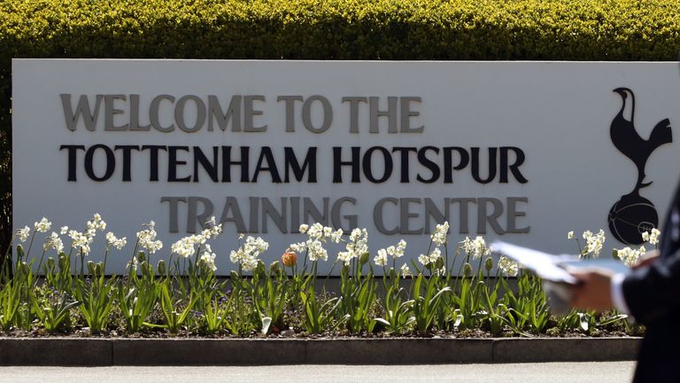 A general view outside Tottenham Hotspur Training Ground, Enfield.