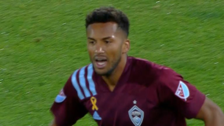 Auston Trusty scores for Colorado Rapids against Austin FC