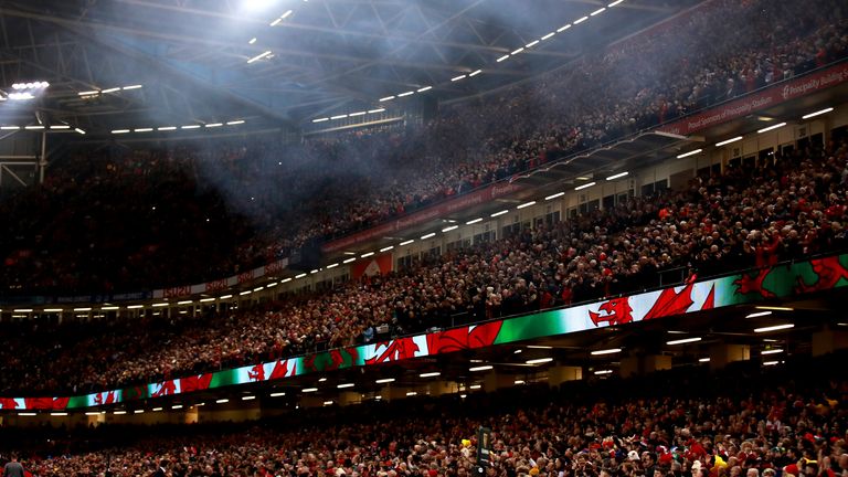 Wales v France - Guinness Six Nations - Principality Stadium
General view of the fans during the game during the Guinness Six Nations match at the Principality Stadium, Cardiff.