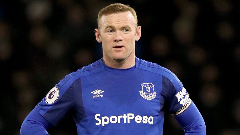 Everton's Wayne Rooney during the Premier League match at Vicarage Road, London.                                                                                                                                                                                                                                                                                                                                                                                                