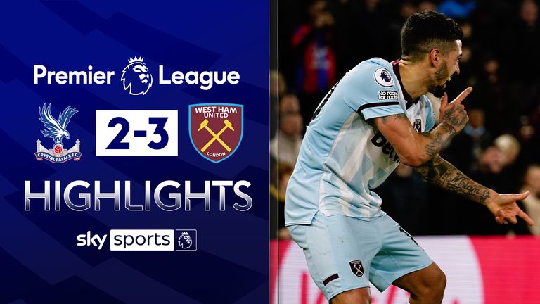 West Ham survive late Palace fightback