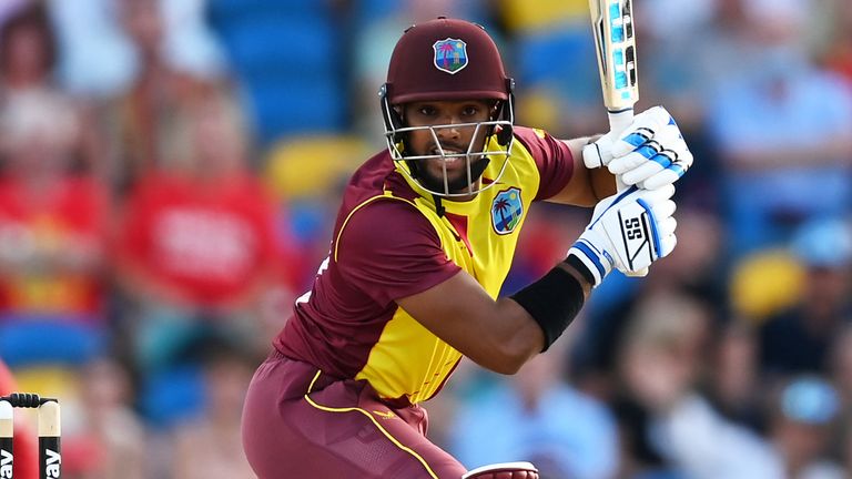 BRIDGETOWN, BARBADOS - JANUARY 26: during the 3rd T20 International match between West Indies and England at Kensington Oval on January 26, 2022 in Bridgetown, Barbados. (Photo by Gareth Copley/Getty Images)