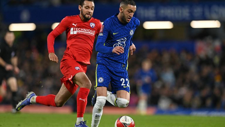 Hakim Ziyech has slotted in nicely in the absence of Reece James down Chelsea&#39;s right