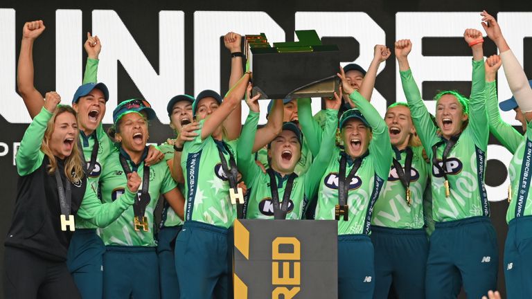 Oval Invincibles women's team win the 2021 Hundred (Getty Images)