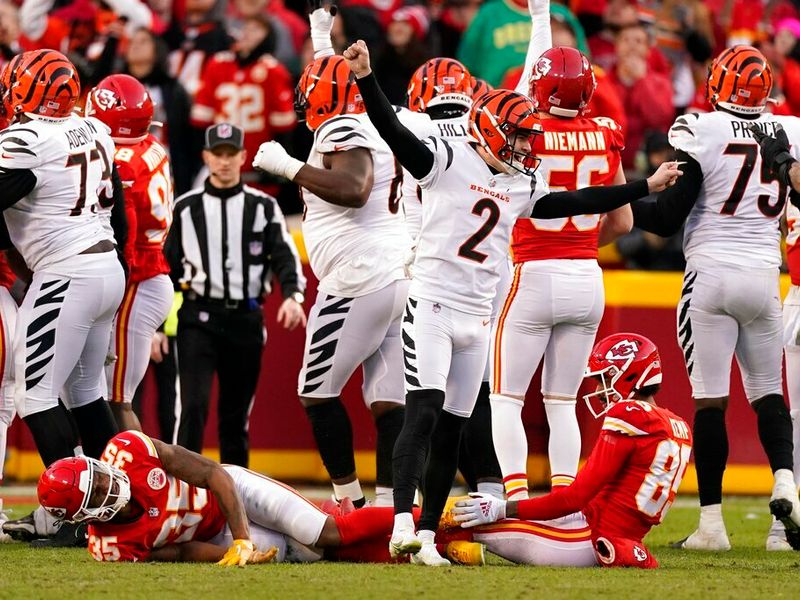 Cincinnati Bengals 27-24 Kansas City Chiefs: Evan McPherson kicks  game-winning field goal in overtime to lead Bengals to Super Bowl after  stunning comeback, NFL News