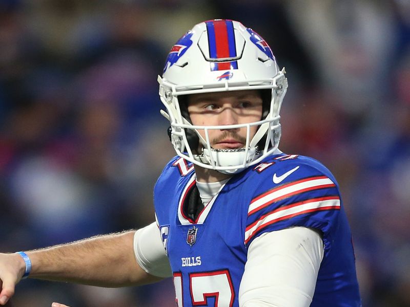 Buffalo Bills LOOK: Josh Allen Rocking Slick Blue Helmet Before