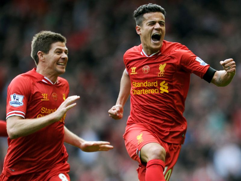 Philippe Coutinho pictured in Aston Villa colours for the first time since  loan move from Barcelona