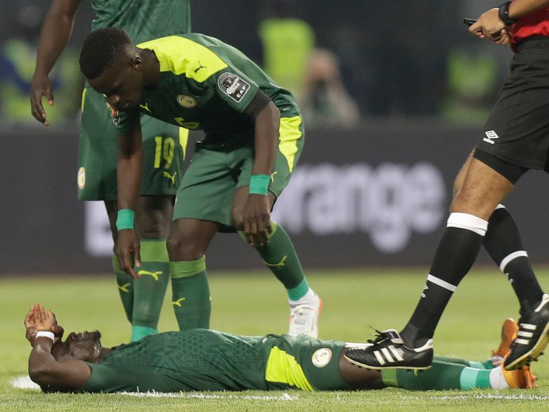 Senegal 2 0 Cape Verde Sadio Mane Scored But Injured As Senegal Reach Afcon Quarter Finals Football News Sky Sports