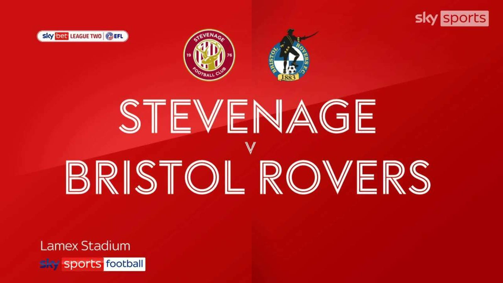 Stevenage 04 Bristol Rovers Visitors continue playoff push with