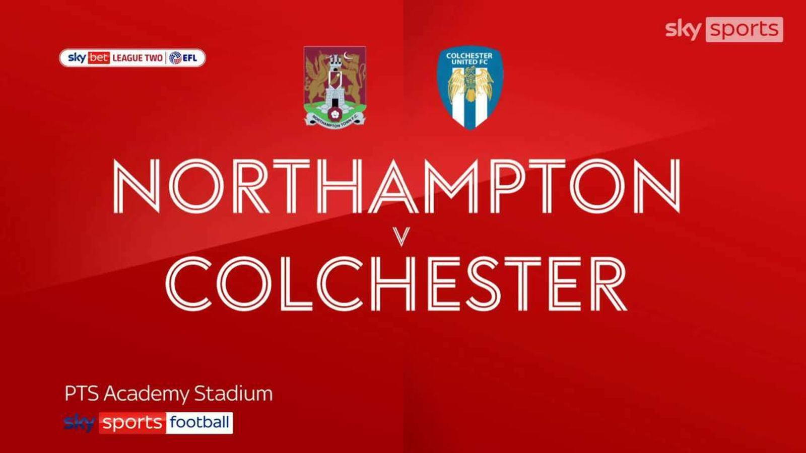 Northampton 3-0 Colchester: Northampton back into top three with ...