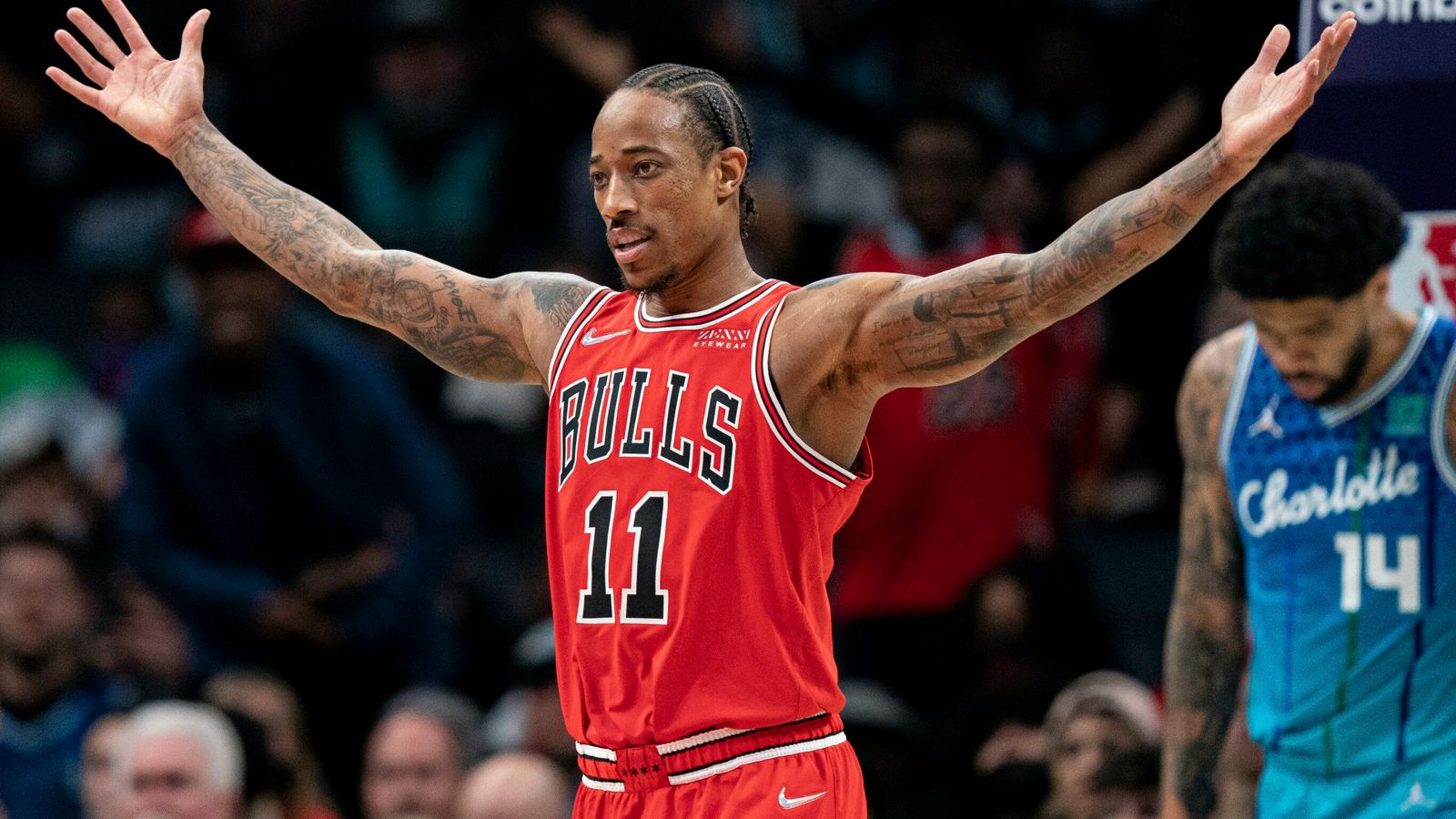 DeMar DeRozan scores 36 points for Chicago Bulls as they send Charlotte
