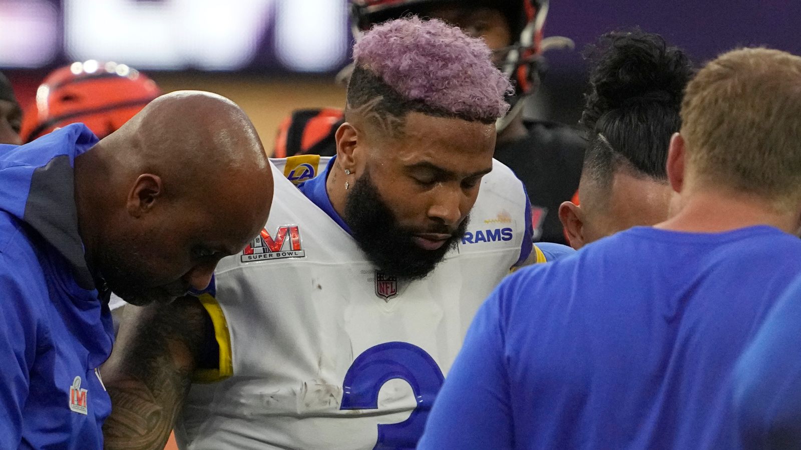 Odell Beckham Jr Los Angeles Rams Receiver Believed To Have Suffered Torn Acl In Super Bowl