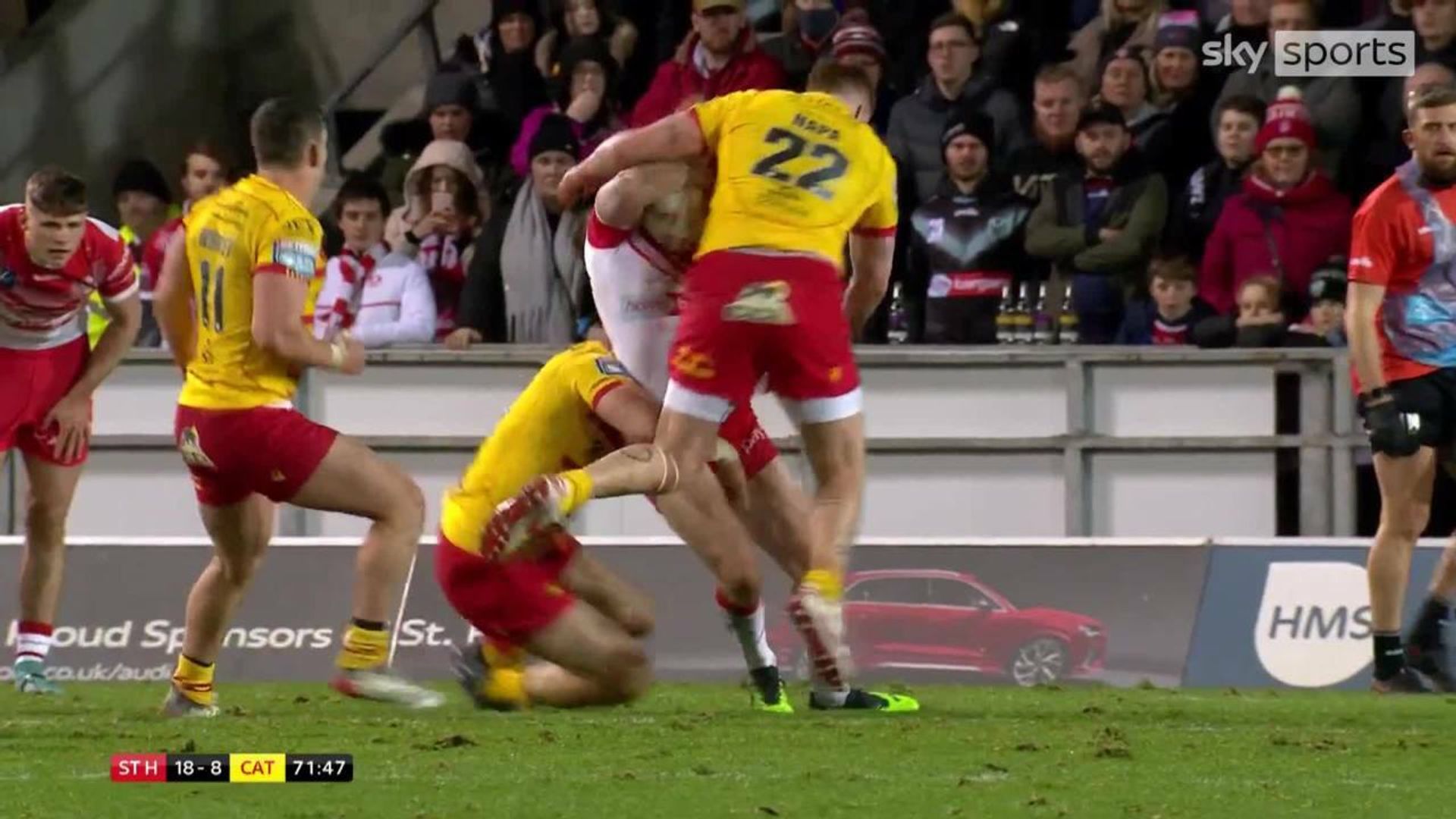 Napa sent off for Catalans!