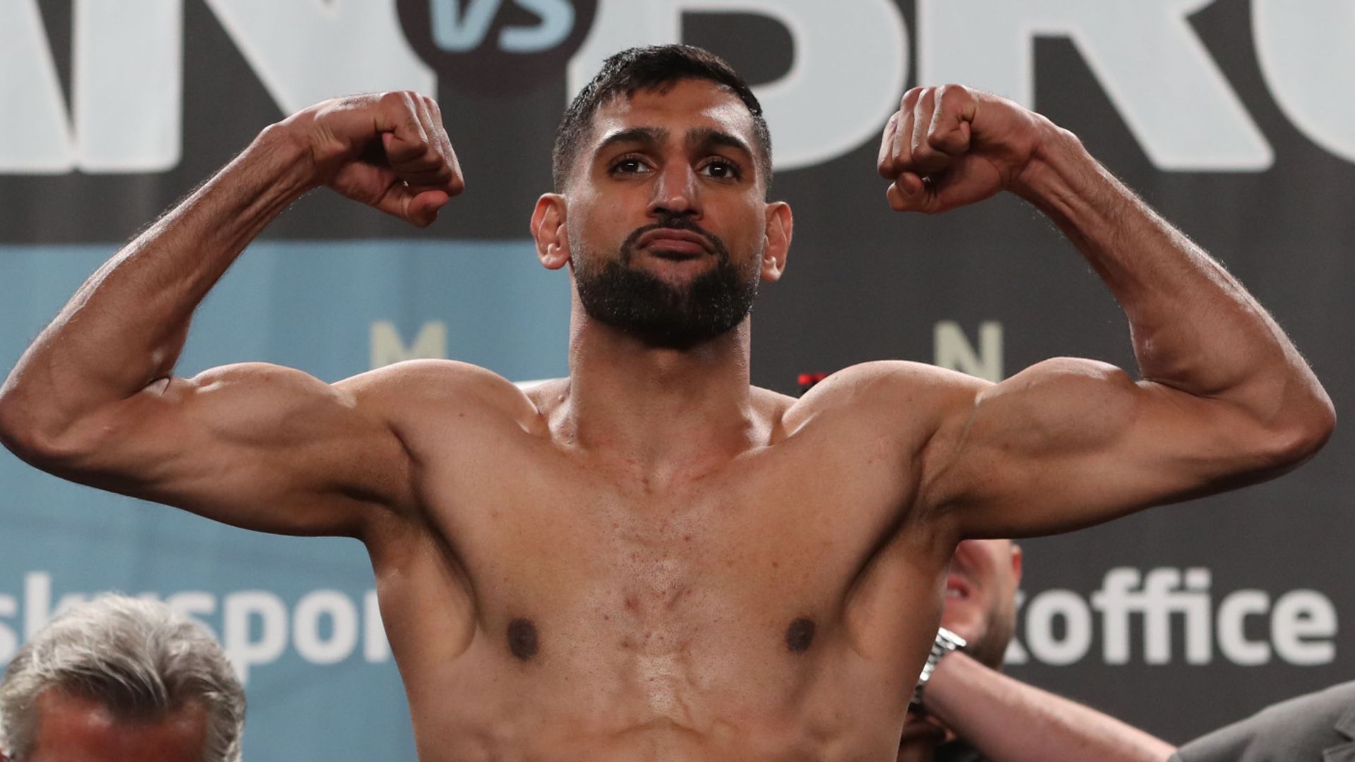 What time are Khan and Brook in the ring?