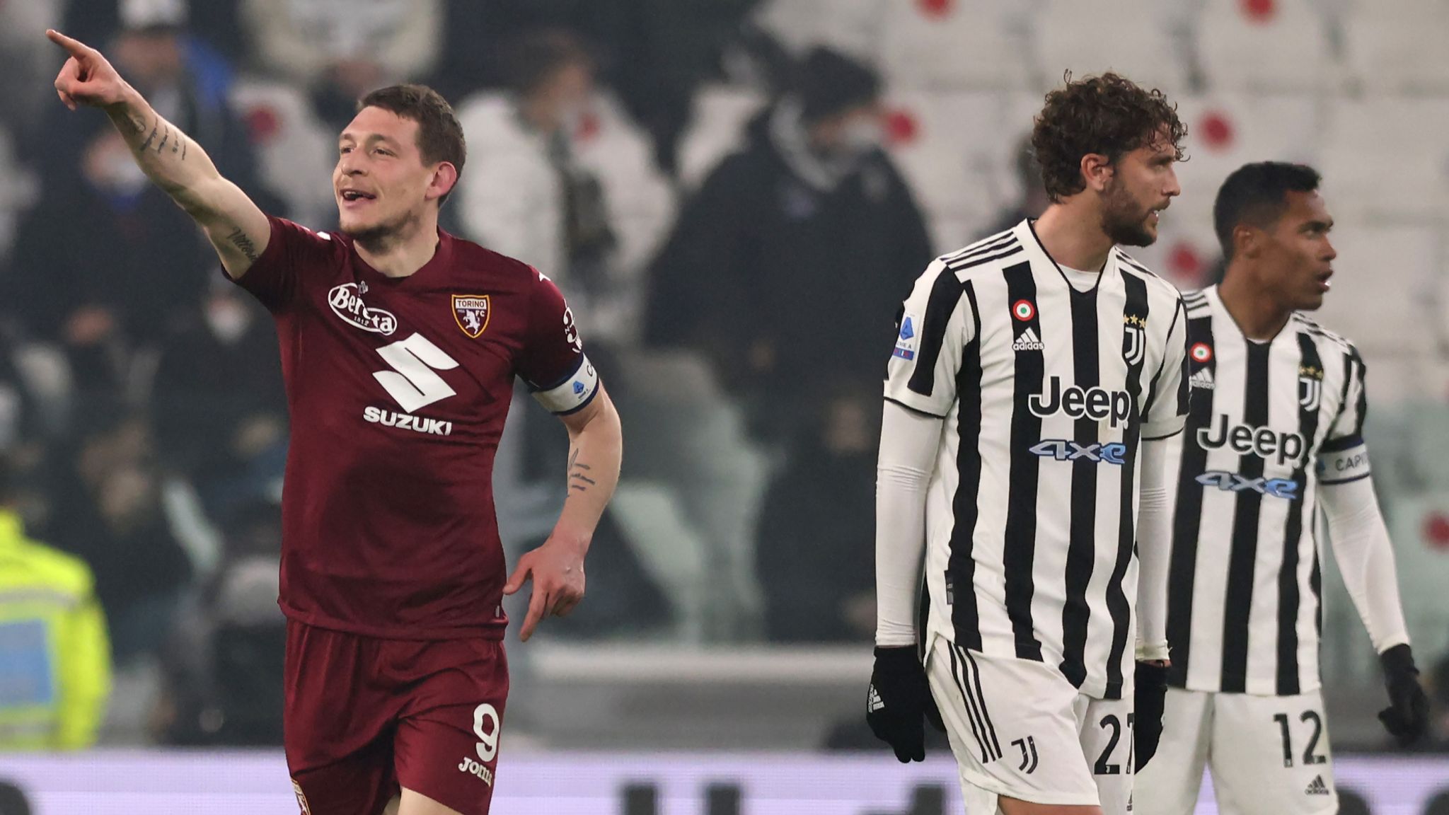 Juventus sai na frente em derby de Turim, mas Belotti marca e garante  empate para o Torino, futebol internacional