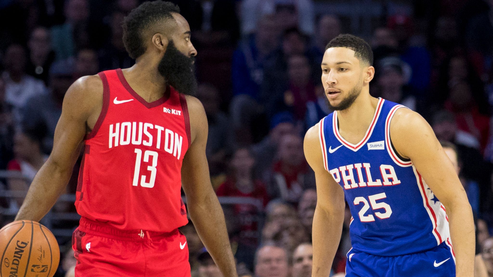 James Harden joins Joel Embiid at Philadelphia 76ers in blockbuster trade  which sends Ben Simmons to Brooklyn Nets, NBA News