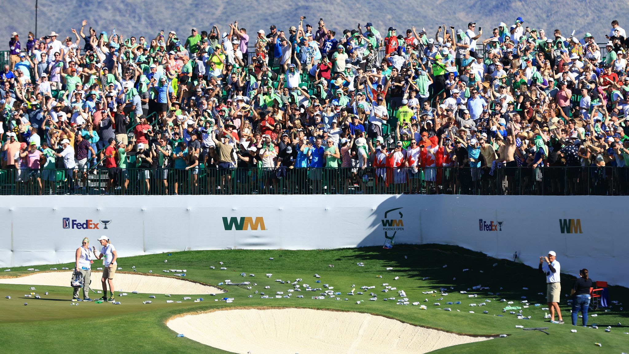 Jon Rahm hopeful fans rein back on excessive celebrations at Phoenix Open Golf News Sky Sports