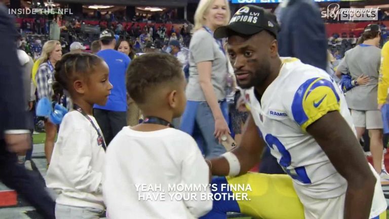 La Rams' Super Bowl winner Van Jefferson hears wife is in labour!, Video, Watch TV Show