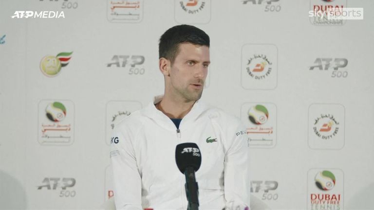 Novak Djokovic admits he was disappointed to be thrown out of the Australian Open because of his refusal to take the Covid-19 vaccine