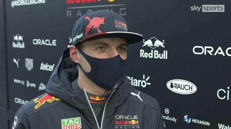 Max Verstappen says the Red Bull looks completely different on day one of the Barcelona test compared to how it appeared when it was unveiled a couple of weeks ago.