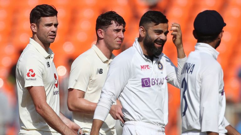 England lose fourth Test to India in Ahmedabad in 2021 (Associated Press)