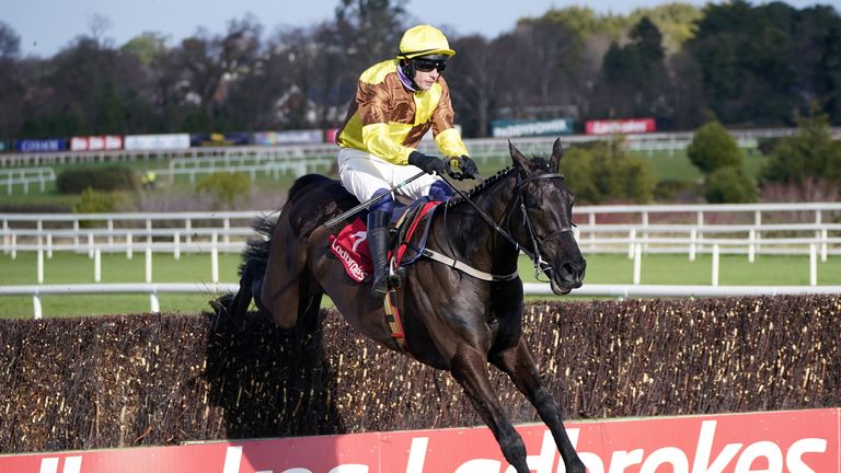 Paul Townend riding Galopin Des Champs to victory at Leopardstown
