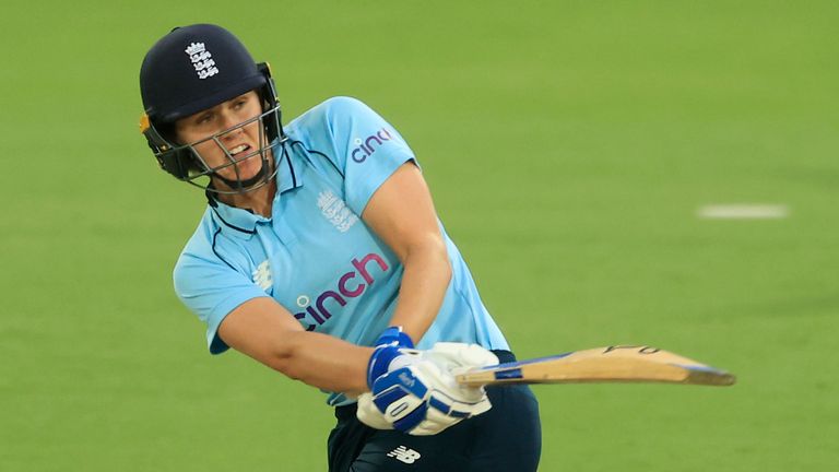 Nat Sciver scored a century as England warmed up for the defence of their Women's World Cup title with victory over Bangladesh