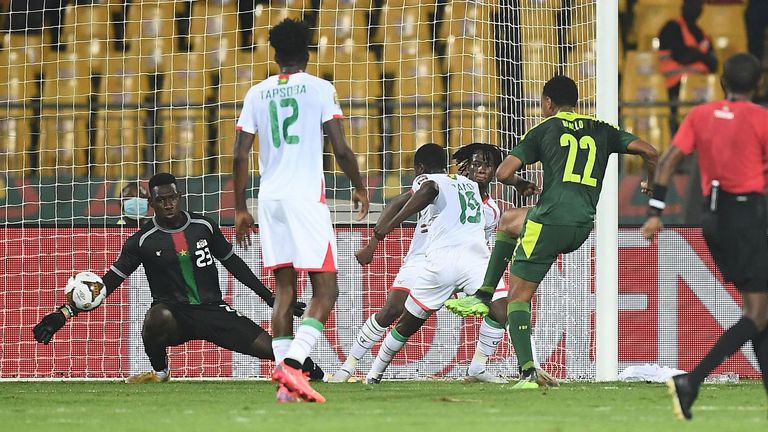 Abdou Diallo excelled at both ends - scoring Senegal's opener - in their 3-1 win over Burkina Faso